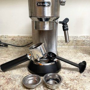 DeLonghi America EC685M Dedica Deluxe Espresso Maker, Silver